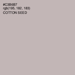 #C3B6B7 - Cotton Seed Color Image